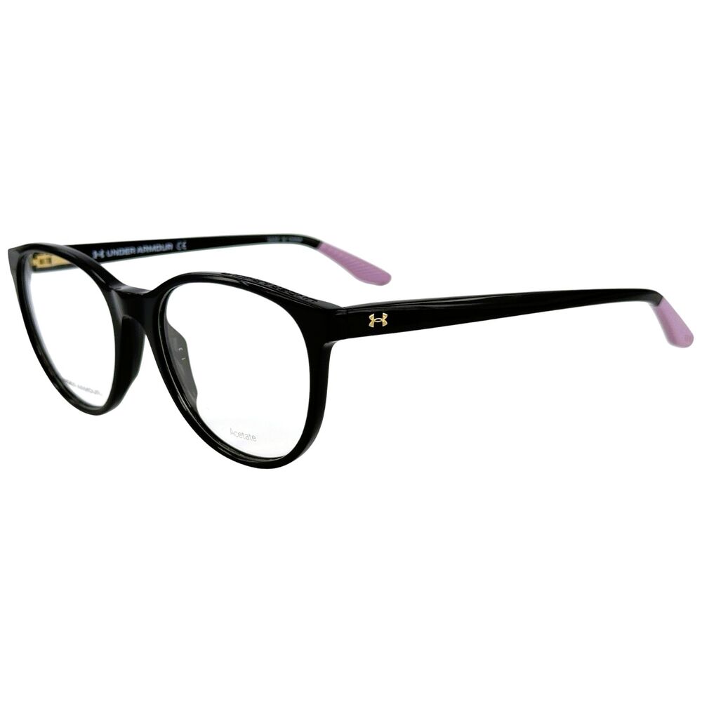 Under Armour UA5020 Womens Plastic Eyeglass Frame 807 Black 52-18 Spring Hinges
